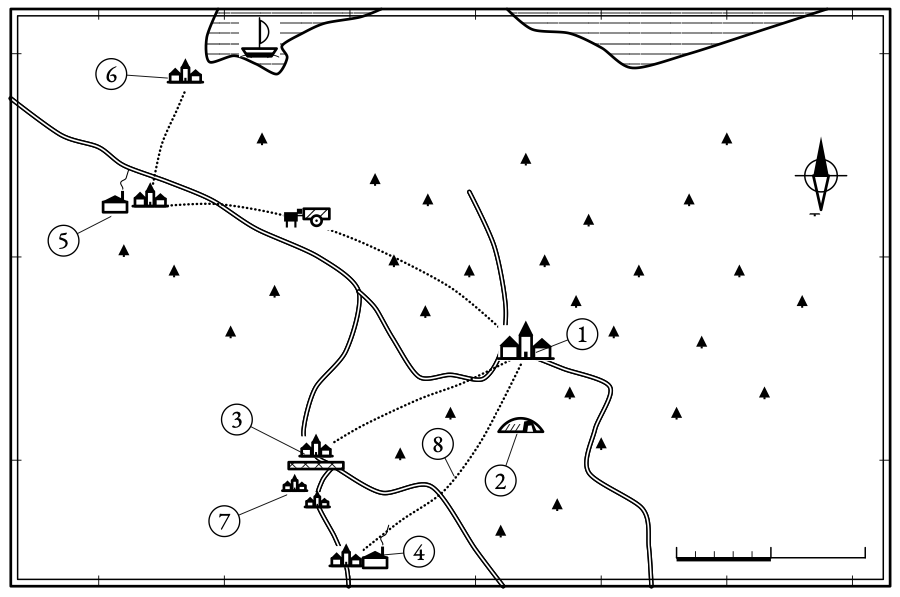 Berlin and the salt that lies around it. The dome at Sperenberg is too deep to reach, and the springs at Schönebeck, Halle and Lüneburg are a cart's journey away.